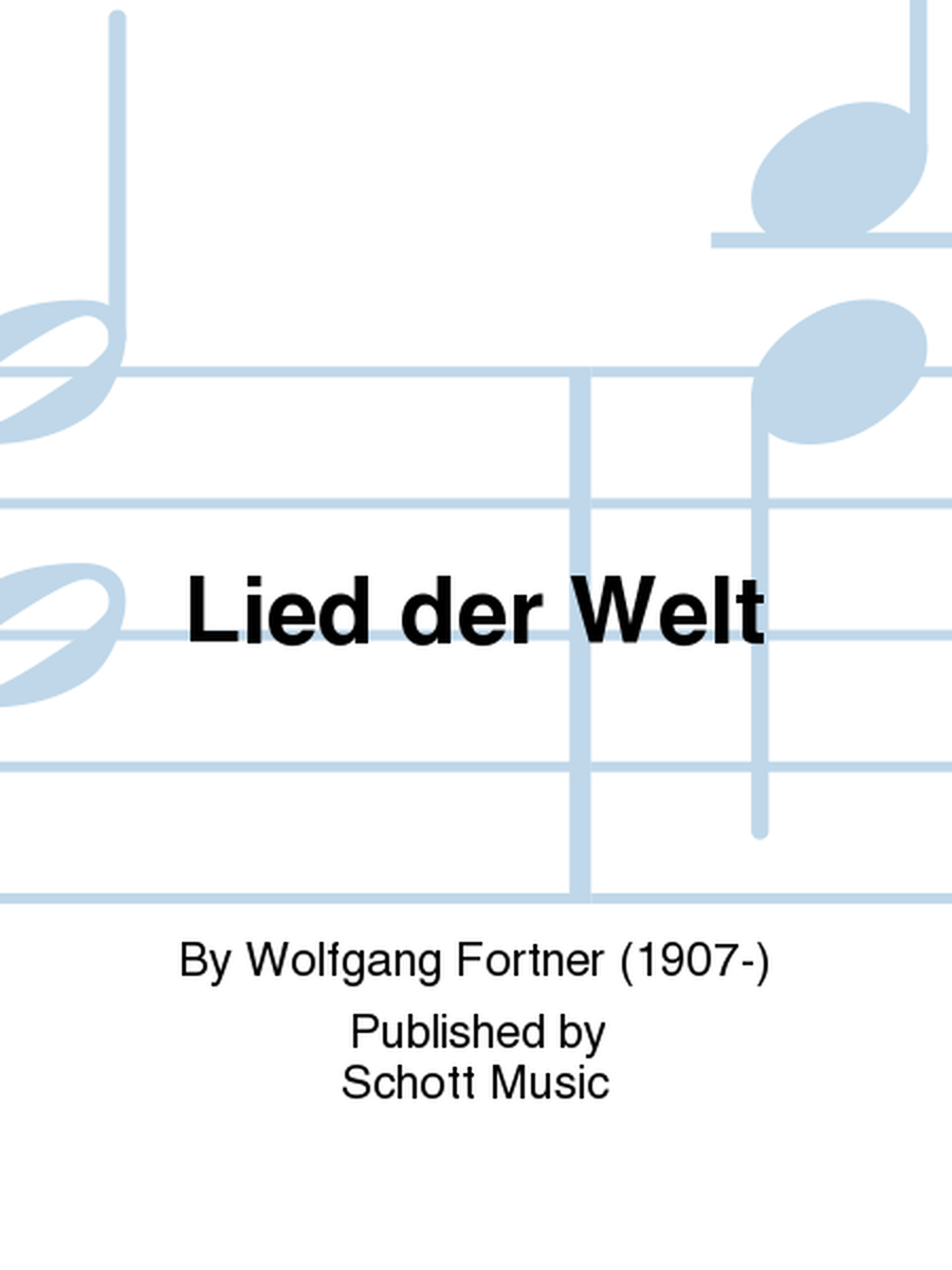 Lied der Welt