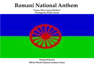 Book cover for Romani Anthem (Gelem, Gelem) for String Orchestra (MFAO World National Anthem Series)