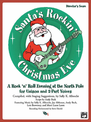 Book cover for Santa's Rockin' Christmas Eve - CD Preview Pak