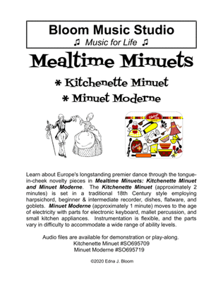 Book cover for Mealtime Minuets Kit