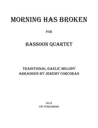 Book cover for Morning Has Broken for Bassoon Quartet