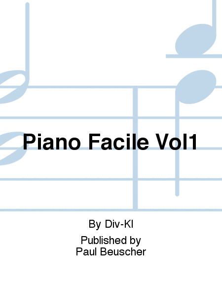 PIANO FACILE VOL1
