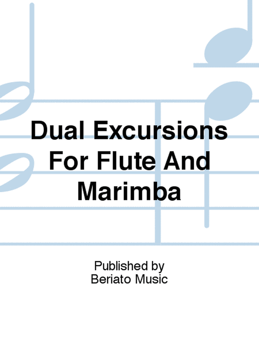 Dual Excursions For Flute And Marimba
