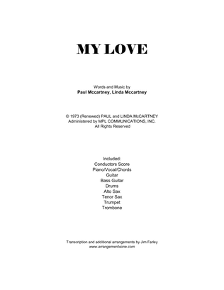 Book cover for My Love