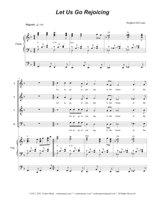 Let Us Go Rejoicing (SATB)