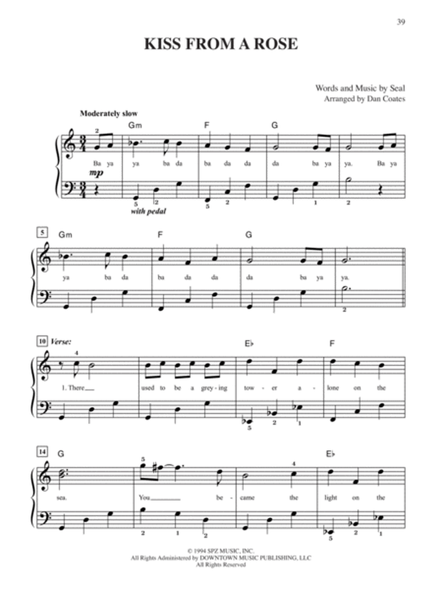 Top-Requested Pop & Rock Sheet Music