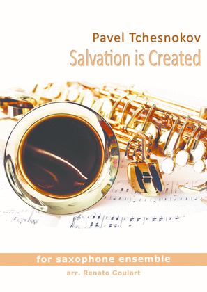 Book cover for Salvation is Created (For Saxophone Ensemble)