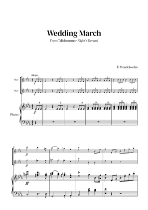 Felix Mendelssohn - Wedding March (E-flat major) (for Flute Duet)