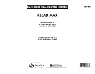 Book cover for Relax Max (arr. Rick Stitzel) - Full Score