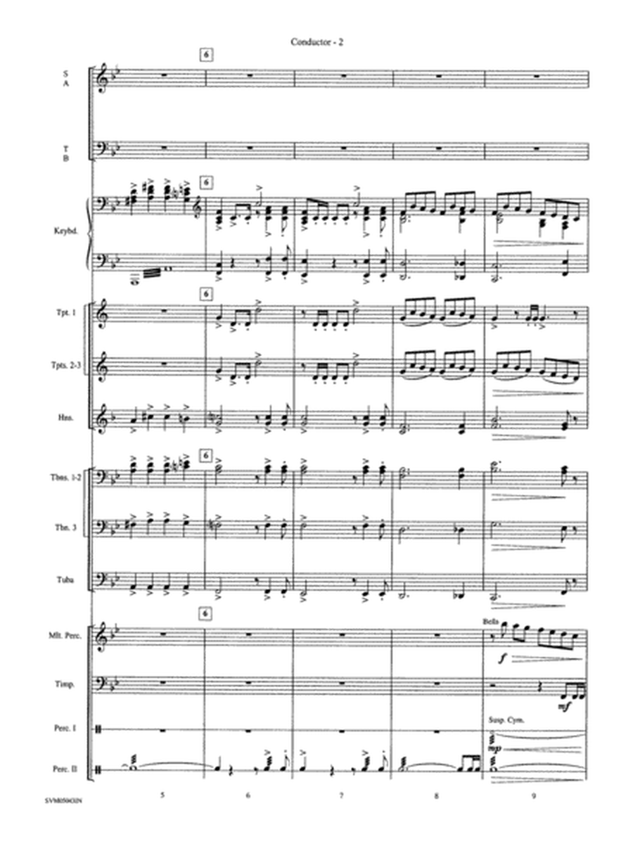 A Festival of Carols (A Medley): Score