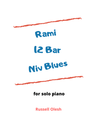 Book cover for Rami 12 Bar Niv Blues