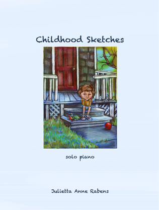 Book cover for Childhood Sketches for solo piano