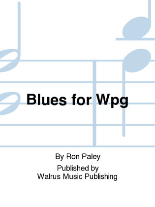 Book cover for Blues for Wpg