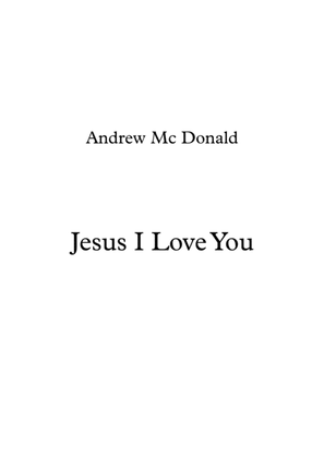 Book cover for Jesus I Love You