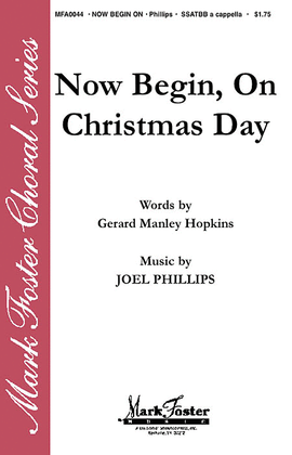 Book cover for Now Begin, On Christmas Day