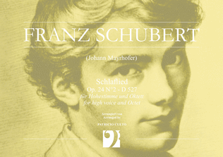 Book cover for Schlaflied Op. 24 N°2 - D 527 - For high voice and Octet