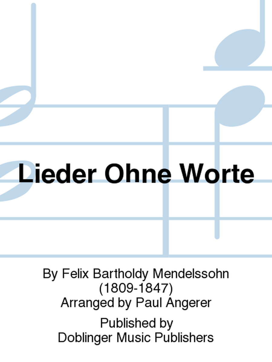 Lieder ohne Worte