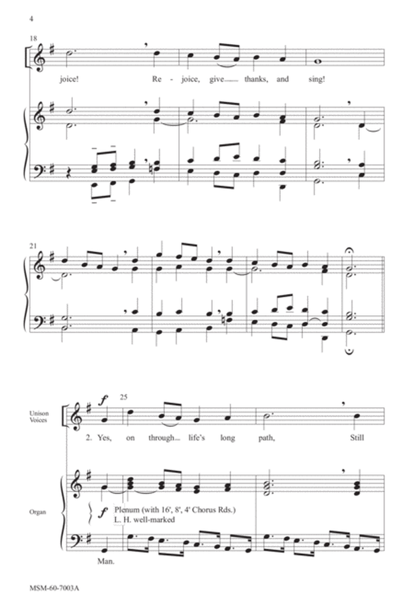Rejoice, Ye Pure In Heart (Downloadable Choral Score)