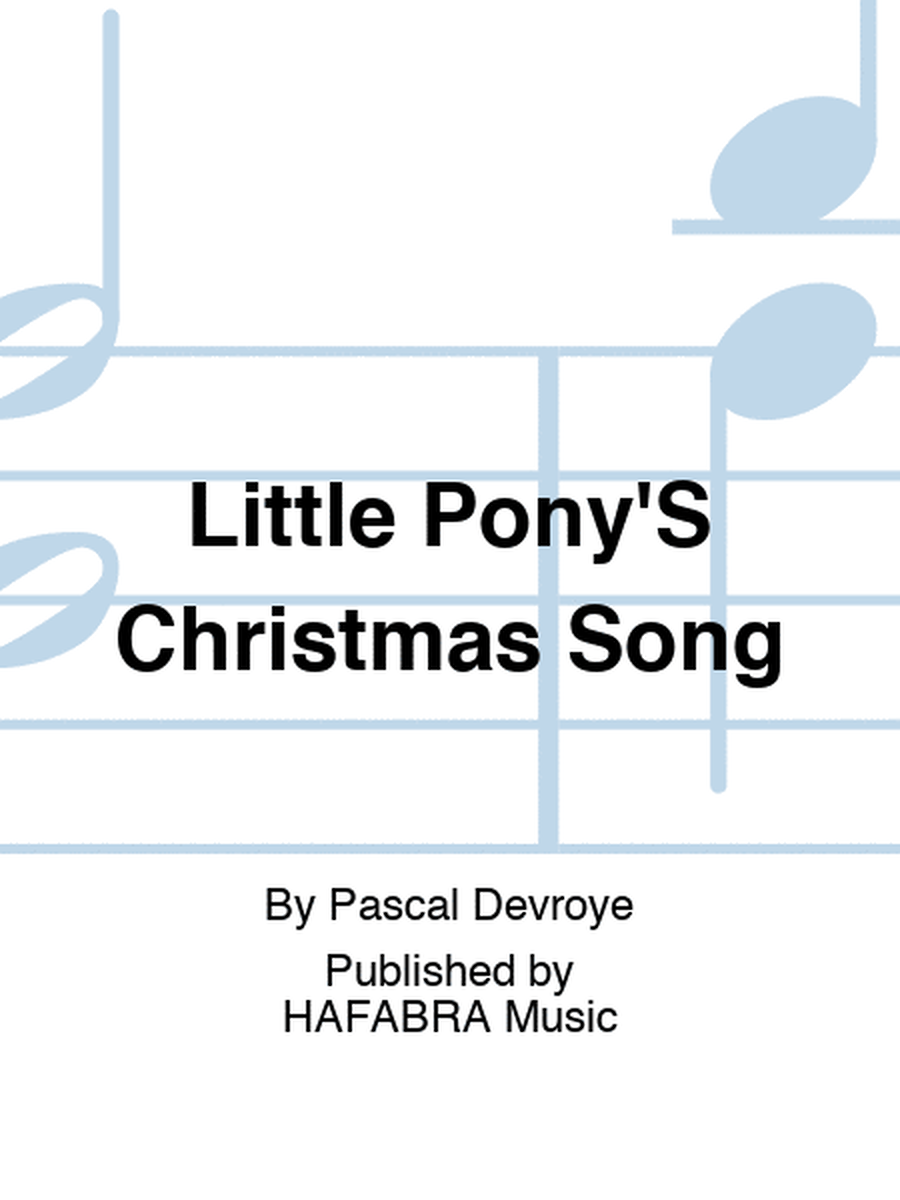 Little Pony´S Christmas Song