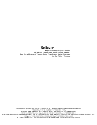 Book cover for Believer