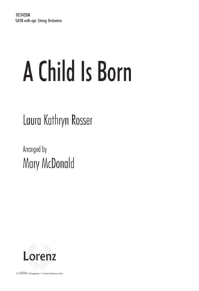 Book cover for A Child Is Born