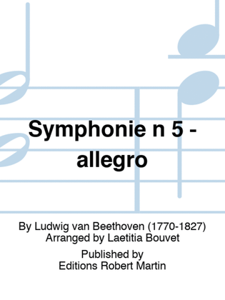 Book cover for Symphonie n 5 - allegro