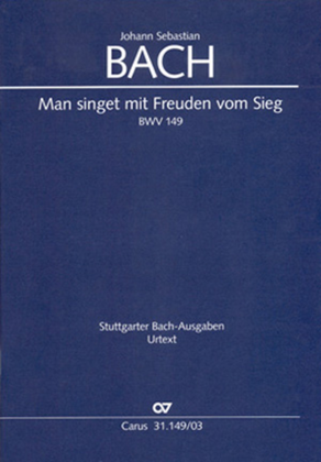 Book cover for The voice of rejoicing and hope (Man singet mit Freuden vom Sieg)