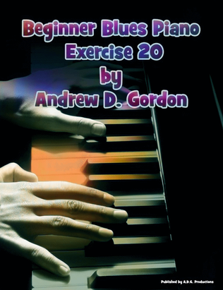 Book cover for Beginner Blues Exercise 20 for Piano