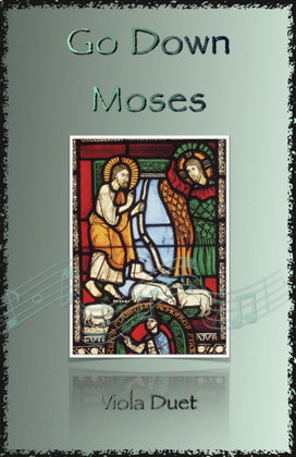 Book cover for Go Down Moses, Gospel Song for Viola Duet