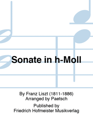 Book cover for Sonate in h-Moll