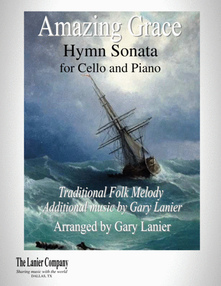 AMAZING GRACE Hymn Sonata (for Cello and Piano with Score/Part) image number null