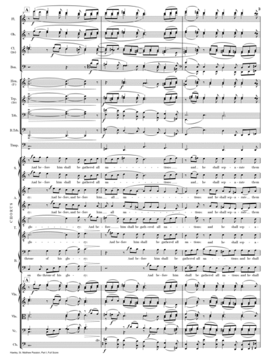 St. Matthew Passion, Part I (Full Score) - Score Only image number null
