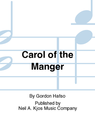 Book cover for Carol of the Manger