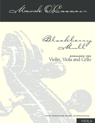 Book cover for Blackberry Mull (viola part - vln, vla, cel)