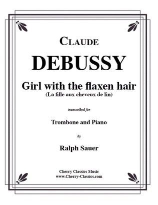 Book cover for Girl with the flaxen hair