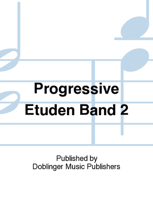 Book cover for Progressive Etuden Band 2