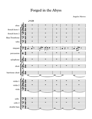 Forged In The Abyss - Score Only