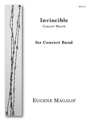 Book cover for Invincible for Concert Band