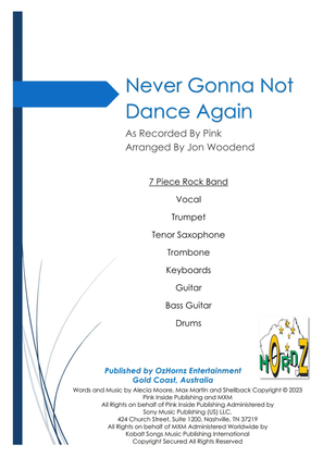 Book cover for Never Gonna Not Dance Again