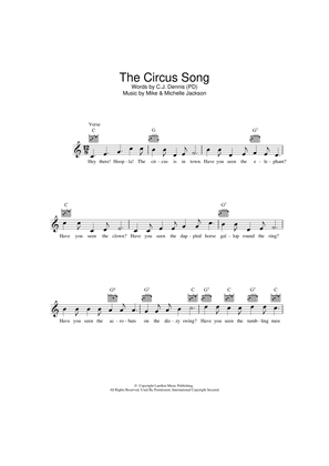 Book cover for The Circus Song