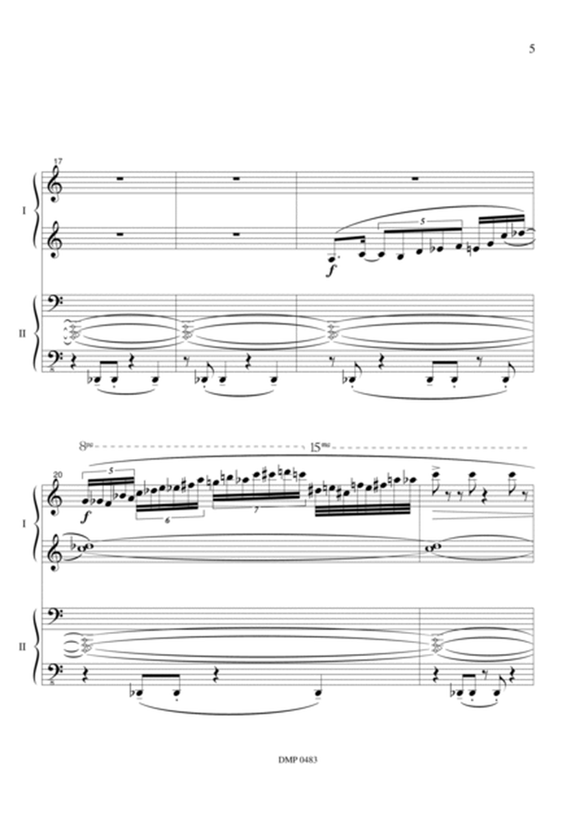 Five Preludes for Piano 4H (1999)