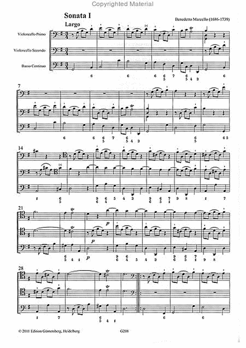 Sonata a Tre op.2, I-III