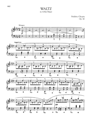 Book cover for Waltz in A-flat Major, Op. 42
