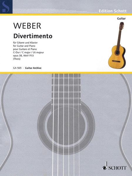 Carl Maria von Weber : Divertimento Op. 38, WeV P. 13