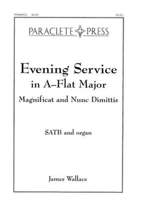 Book cover for Evening Service in A-Flat Major
