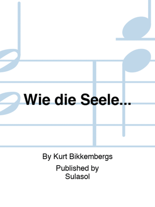Book cover for Wie die Seele…