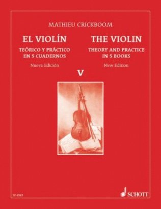 Book cover for The Violin: Theory And Practice Vol. 5 (spanish And English Lang.)