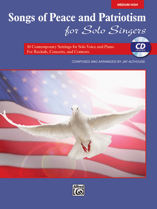 Book cover for Songs of Peace and Patriotism for Solo Singers