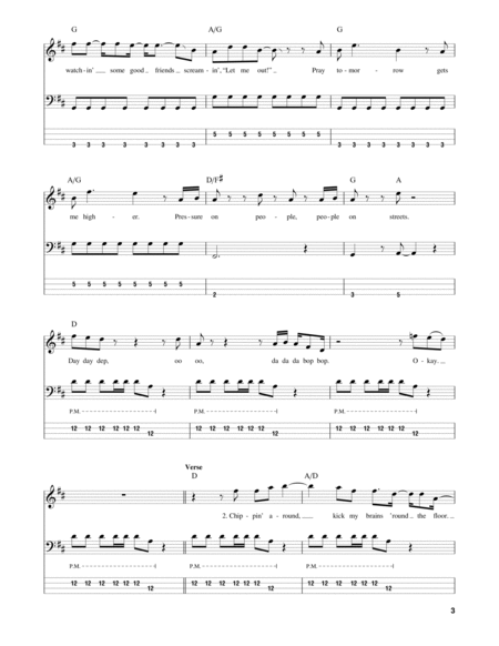 Under Pressure Tab by Queen (Guitar Pro) - Full Score