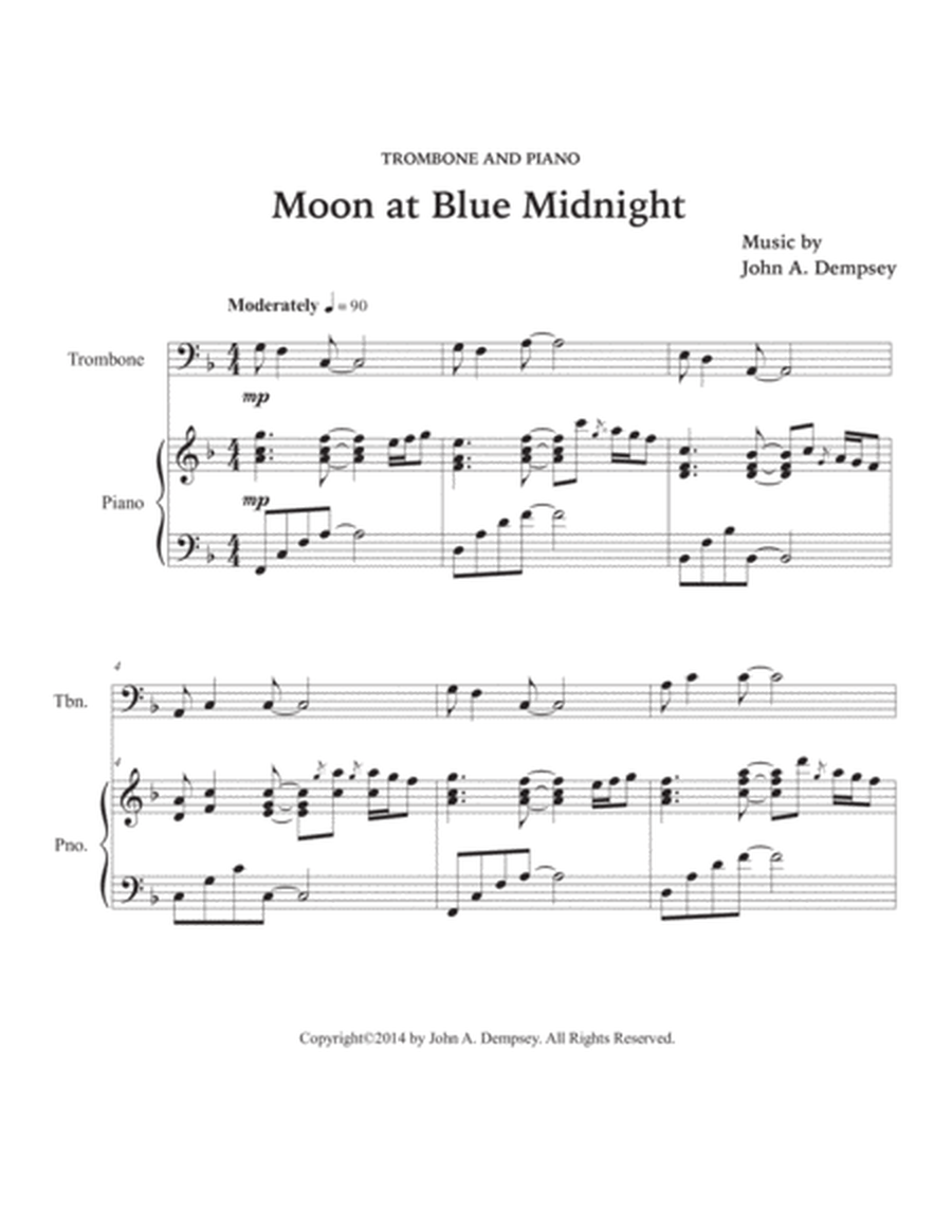 Moon at Blue Midnight (Trombone and Piano) image number null